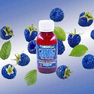 Sky High Syrup – Blue Raspberry 1000mg THC