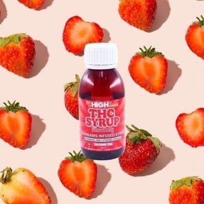 Sky High Syrup – Strawberry 1000mg THC