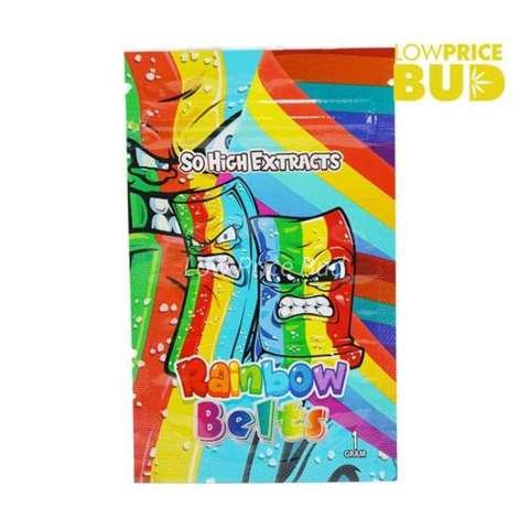 So High Extracts Premium Shatter – Rainbow Belts