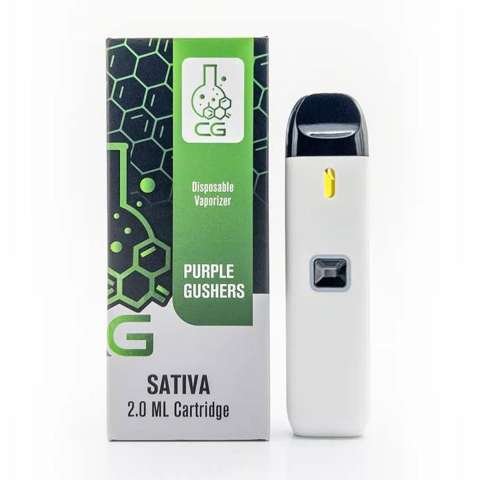 CG Extracts Premium Concentrates Disposable Pen – Purple Gushers 2ML