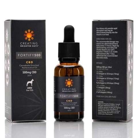 Fortify Plus Nutraceutical Pet Oil (500mg)