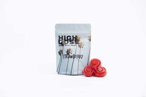 High Dose – Strawberry 500/1000/1500mg THC