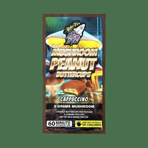 Higher Fire Extracts – Mushroom Peanut Butter Chocolate Cups – Cappuccino 5000MG