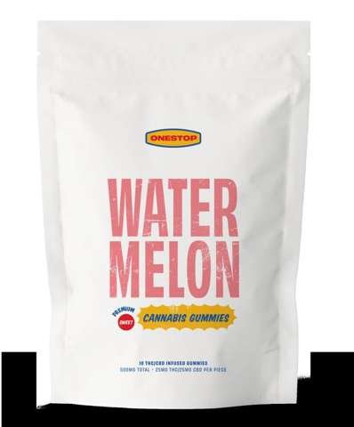 One Stop – Watermelon 1:1 Gummies 500mg