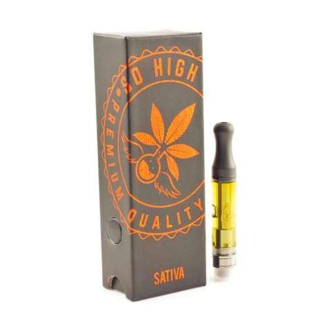 So High Extracts Premium Vape 1ML THC – Trainwreck (Sativa)