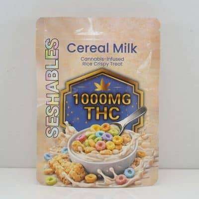 Seshables Rice Crispy – Cereal Milk 1000mg THC