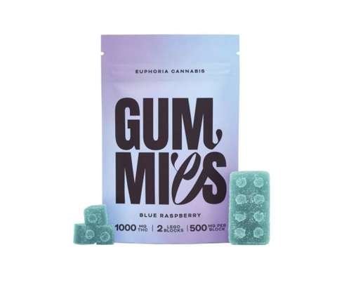 Euphoria Cannabis – Gummies 1000mg THC