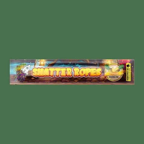 Higher Fire Extracts – Shatter Ropes – Pineapple 650MG THC