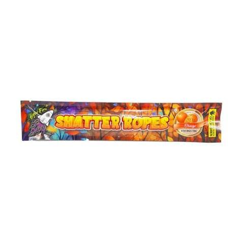 Higher Fire Extracts – Shatter Ropes – Orange 650MG THC