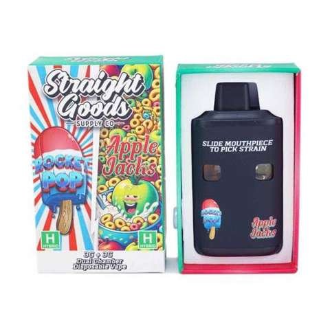 Straight Goods – Dual Chamber Vape – Rocket Pops + Apple Jacks (3G + 3G)