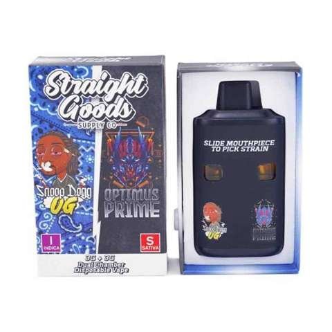 Straight Goods – Dual Chamber Vape – Snoop Dogg OG + Optimus Prime (3G + 3G)