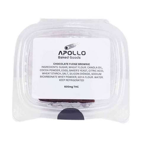 Apollo Baked Goods – Chocolate Fudge Brownie – 600mg THC