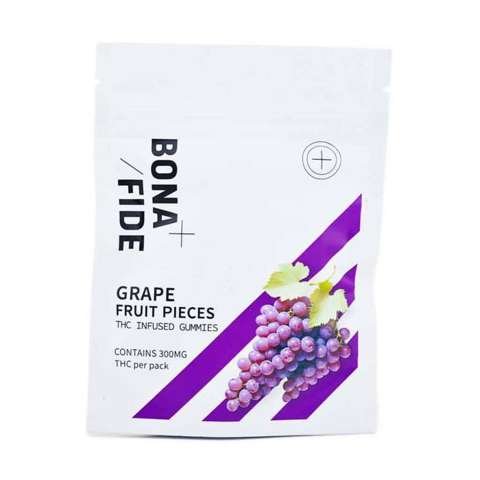 Bonafide –  Grape Fruit Pieces 300mg THC