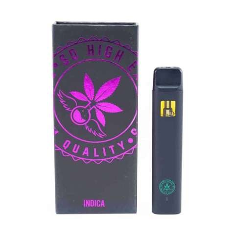 So High Extracts Premium Vape 2ML THC – Berry Gelato (Indica)