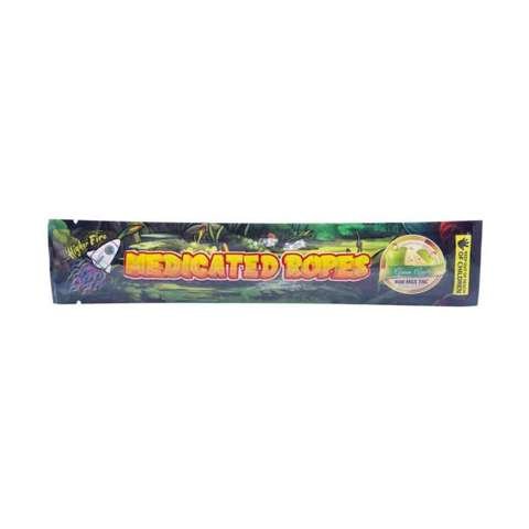 Higher Fire Extracts – Medicated Ropes – Green Apple 400MG THC