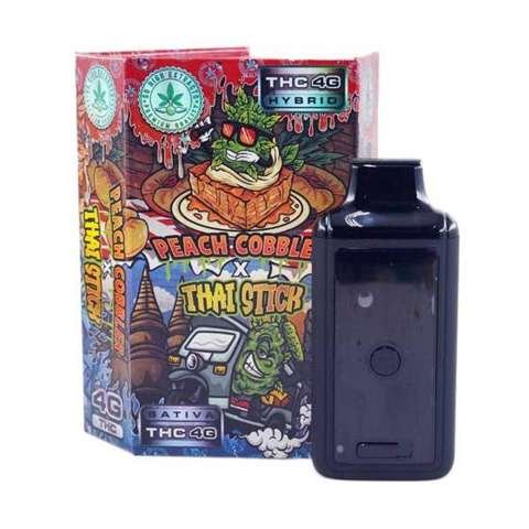 So High Extracts – Dual Chamber Pen – Peach Cobbler + Thai Stick (4 Grams + 4 Grams)