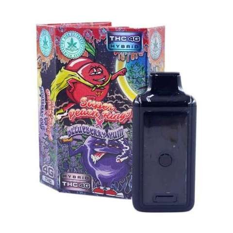 So High Extracts – Dual Chamber Pen – Super Peach Rings + Blueberry Yum (4 Grams + 4 Grams)