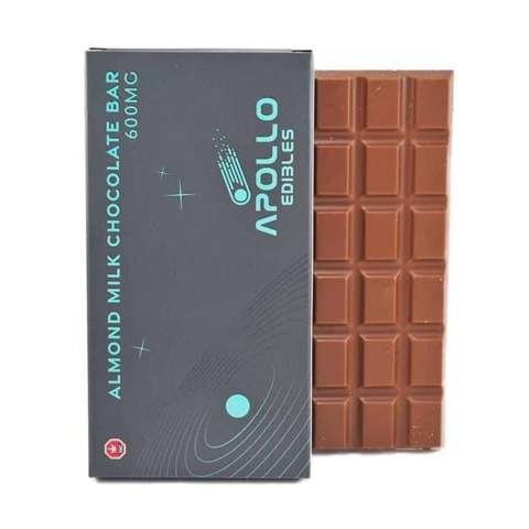 Apollo Edible Chocolates – Almond Milk Chocolate Bar – 600MG THC