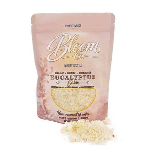 Bloom Co. – Bath Salts – Eucalyptus – 1000MG CBD