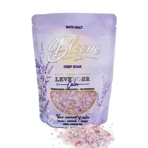 Bloom Co. – Bath Salts – Lavender – 1000MG CBD