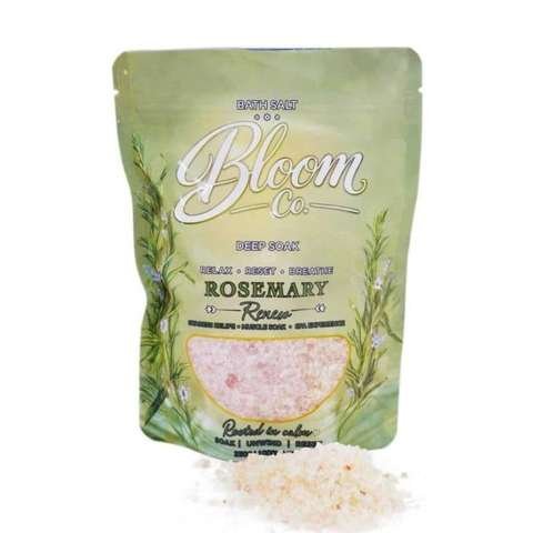 Bloom Co. – Bath Salts – Rosemary – 1000MG CBD