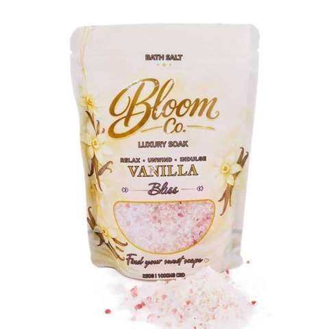 Bloom Co. – Bath Salts – Vanilla – 1000MG CBD