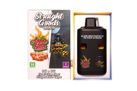Straight Goods – Dual Chamber Vape – Apple Fritter + Ghost Rider OG (3G + 3G)