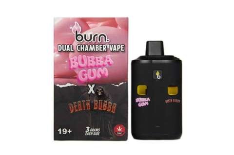 Burn Extracts – Dual Chamber Disposable Vape – Bubba Gum + Death Bubba (3G +3G)