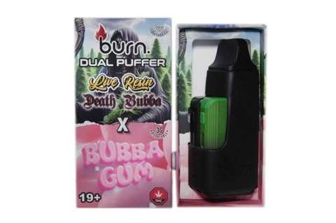 Burn Extracts – Dual Puffer – Live Resin Death Bubba x Bubba Gum (2 Grams + 3 Gram)