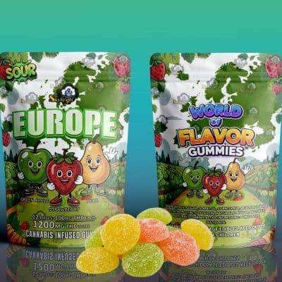 Sky High Edibles – World of Flavor Gummies – Europe (1200mg THC)
