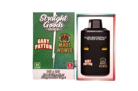 Straight Goods – Dual Chamber Vape – Gary Payton + Maui Wowie (3G + 3G)