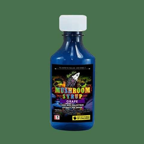 Higher Fire Extracts – Mushroom Syrup – Grape 3000mg Psilocybin