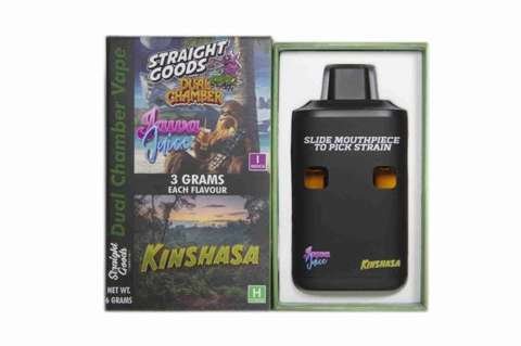 Straight Goods – Dual Chamber Vape – Jawa Juice + Kinsasha (3 Grams + 3 Grams)