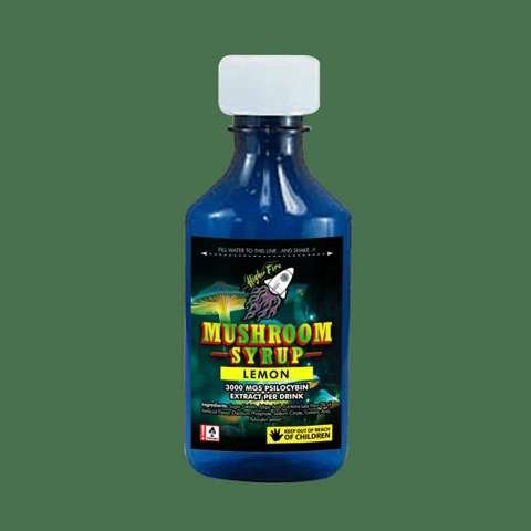 Higher Fire Extracts – Mushroom Syrup – Lemon 3000mg Psilocybin