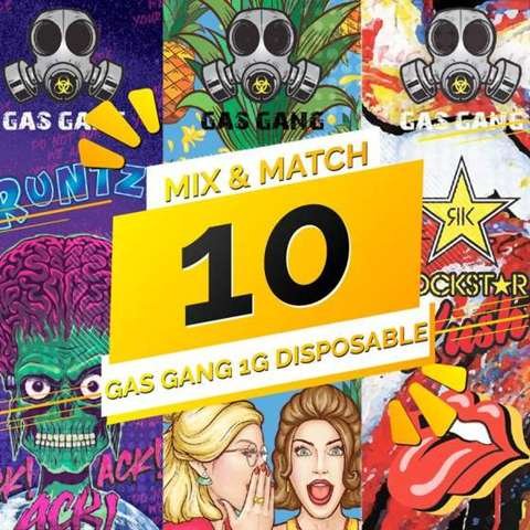 Gas Gang 1ML Mix and Match 10