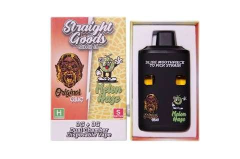 Straight Goods – Dual Chamber Vape – Original Glue + Melon Haze (3G + 3G)