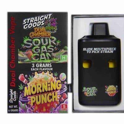 Straight Goods – Dual Chamber Vape – Sour Gascan + Morning Punch (3 Grams + 3 Grams)