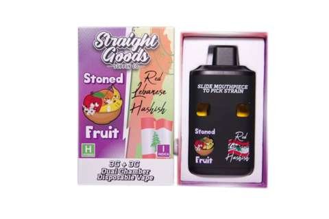 Straight Goods – Dual Chamber Vape – Stoned Fruit + Red Lebanese Hashish (3G + 3G)